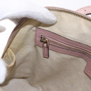 GUCCI Micro GG Canvas Hand Bag Patent leather 2way Pink Gold 309617 Auth BA14304-23