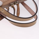 GUCCI Micro GG Canvas Hand Bag Patent leather 2way Pink Gold 309617 Auth BA14304-8
