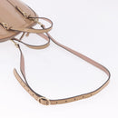 GUCCI Micro GG Canvas Hand Bag Patent leather 2way Pink Gold 309617 Auth BA14304-9