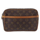 LOUIS VUITTON Monogram Compiegne 23 Clutch Bag M51847 LV Auth BA14308-2