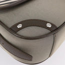 BURBERRY Nova Check Hand Bag Nylon Beige Silver Auth BA14309A-10