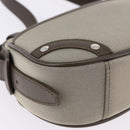 BURBERRY Nova Check Hand Bag Nylon Beige Silver Auth BA14309A-15