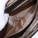 BURBERRY Nova Check Hand Bag Nylon Beige Silver Auth BA14309A-22