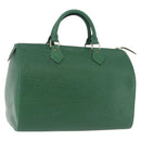 LOUIS VUITTON Epi Speedy 30 Hand Bag Borneo Green M43004 LV Auth BA14310A-1