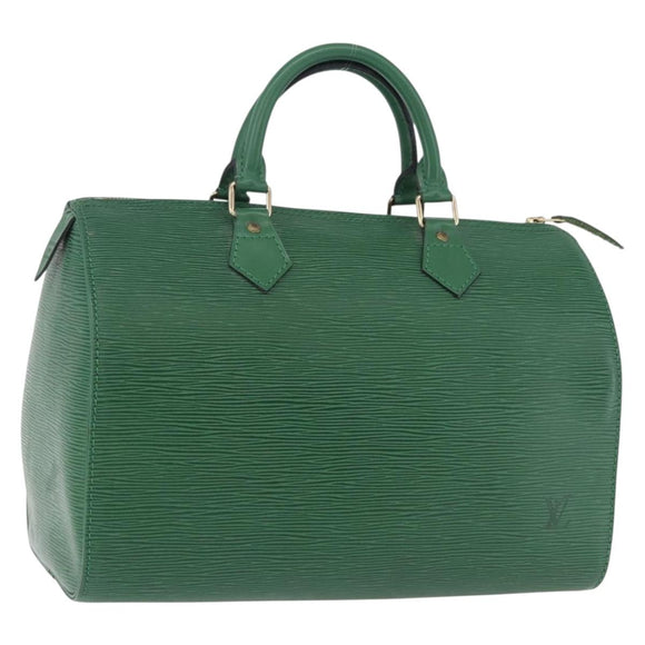 LOUIS VUITTON Epi Speedy 30 Hand Bag Borneo Green M43004 LV Auth BA14310A