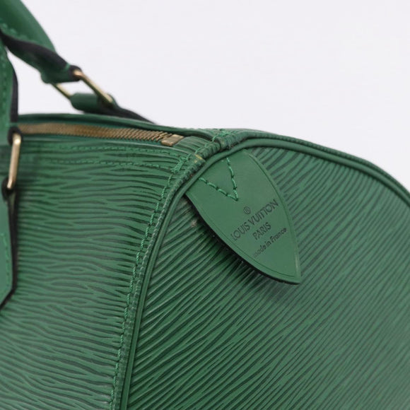 LOUIS VUITTON Epi Speedy 30 Hand Bag Borneo Green M43004 LV Auth BA14310A