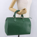 LOUIS VUITTON Epi Speedy 30 Hand Bag Borneo Green M43004 LV Auth BA14310A-21
