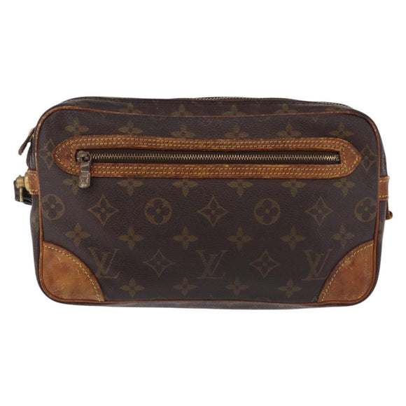 LOUIS VUITTON Monogram Marly Dragonne GM Clutch Bag M51825 LV Auth BA14312