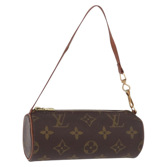 LOUIS VUITTON Monogram Papillon Pouch LV Auth BA14314
