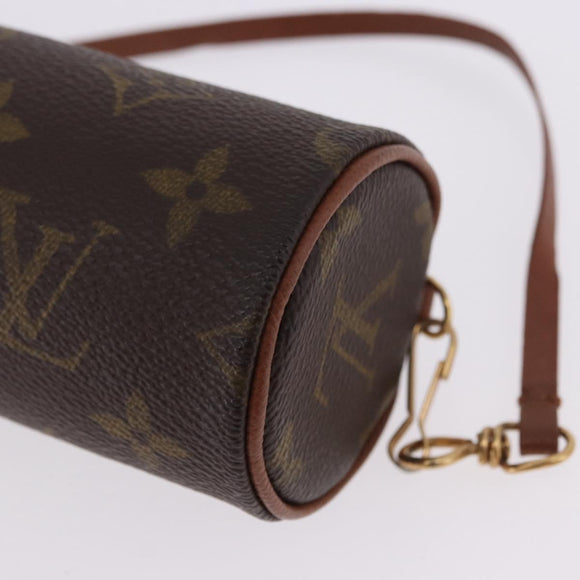 LOUIS VUITTON Monogram Papillon Pouch LV Auth BA14314
