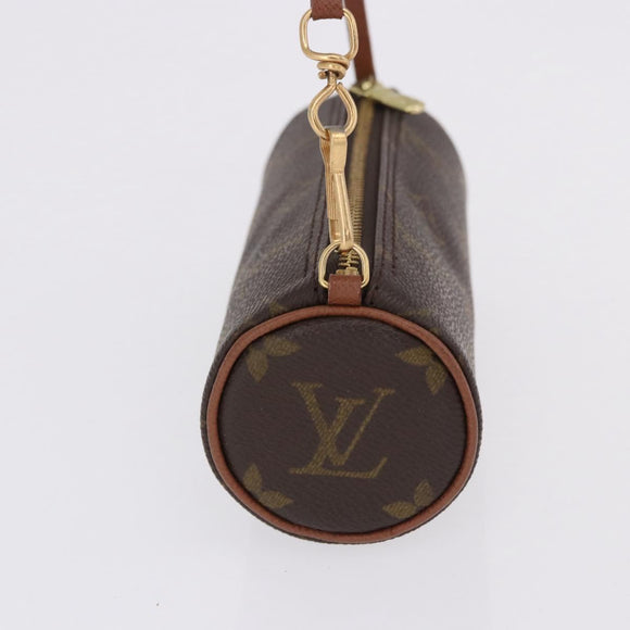 LOUIS VUITTON Monogram Papillon Pouch LV Auth BA14314