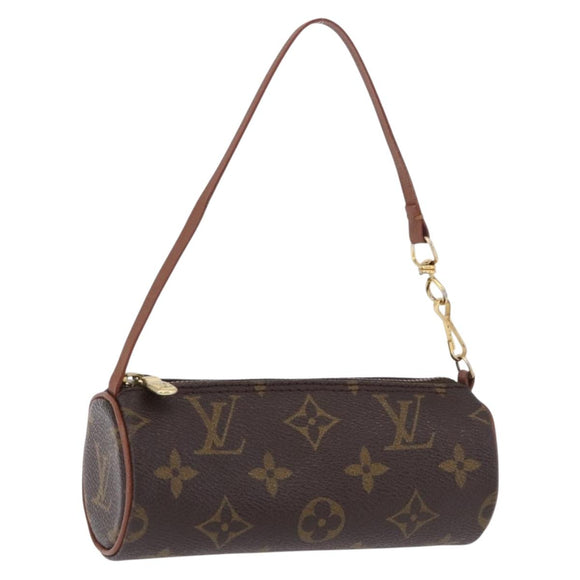 LOUIS VUITTON Monogram Papillon Pouch LV Auth BA14315