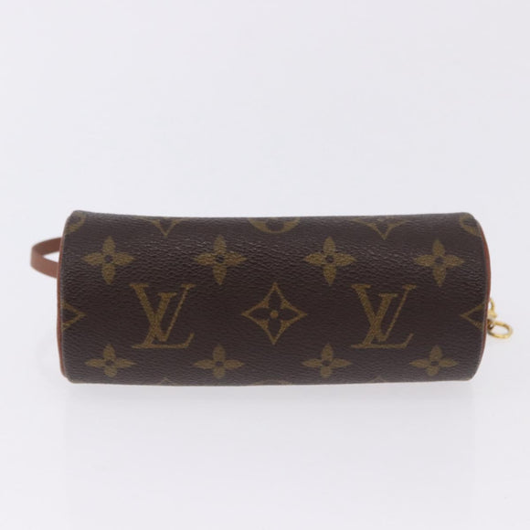 LOUIS VUITTON Monogram Papillon Pouch LV Auth BA14315