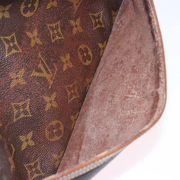 LOUIS VUITTON Monogram Compiegne 28 Clutch Bag M51845 LV Auth BA14316