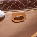 GUCCI Micro GG Supreme Shoulder Bag PVC Brown Gold 001 261 0688 Auth BA14319A-16