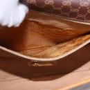 GUCCI Micro GG Supreme Shoulder Bag PVC Brown Gold 001 261 0688 Auth BA14319A-21