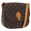 LOUIS VUITTON Monogram Saint Cloud GM Shoulder Bag M51242 LV Auth BA14321-1