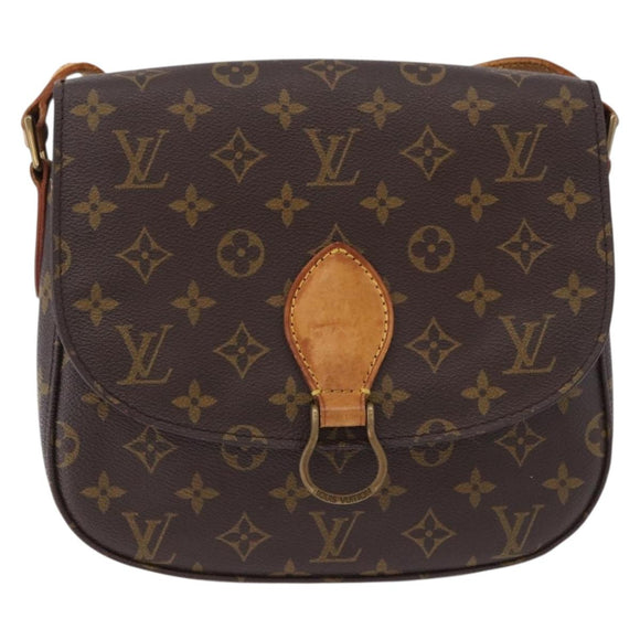 LOUIS VUITTON Monogram Saint Cloud GM Shoulder Bag M51242 LV Auth BA14321