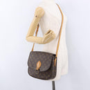 LOUIS VUITTON Monogram Saint Cloud GM Shoulder Bag M51242 LV Auth BA14321-29