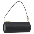 LOUIS VUITTON Epi Soufflot Pouch Black LV Auth BA14322-1