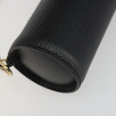 LOUIS VUITTON Epi Soufflot Pouch Black LV Auth BA14322-16