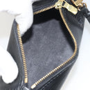 LOUIS VUITTON Epi Soufflot Pouch Black LV Auth BA14322-11