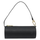 LOUIS VUITTON Epi Soufflot Pouch Black LV Auth BA14322-13