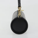 LOUIS VUITTON Epi Soufflot Pouch Black LV Auth BA14322-3