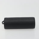 LOUIS VUITTON Epi Soufflot Pouch Black LV Auth BA14322-5