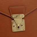LOUIS VUITTON Epi Serviette Conseiller Briefcase Brown M54423 LV Auth BA14325-17