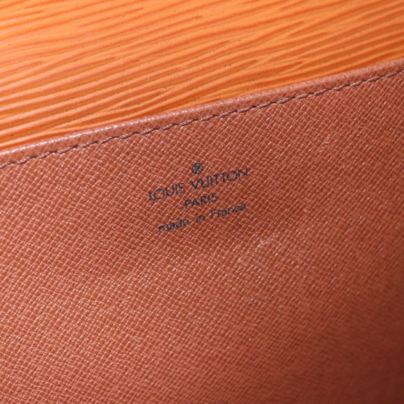 LOUIS VUITTON Epi Serviette Conseiller Briefcase Brown M54423 LV Auth BA14325