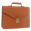 LOUIS VUITTON Epi Serviette Conseiller Briefcase Brown M54423 LV Auth BA14325-1