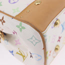 LOUIS VUITTON Monogram Multicolor Beverly MM Bag White M40203 LV Auth BA14326SV-11