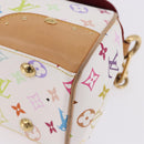 LOUIS VUITTON Monogram Multicolor Beverly MM Bag White M40203 LV Auth BA14326SV-12