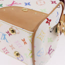 LOUIS VUITTON Monogram Multicolor Beverly MM Bag White M40203 LV Auth BA14326SV-15