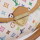 LOUIS VUITTON Monogram Multicolor Beverly MM Bag White M40203 LV Auth BA14326SV-16