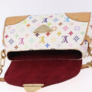 LOUIS VUITTON Monogram Multicolor Beverly MM Bag White M40203 LV Auth BA14326SV-17