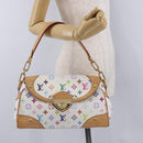 LOUIS VUITTON Monogram Multicolor Beverly MM Bag White M40203 LV Auth BA14326SV-24