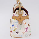 LOUIS VUITTON Monogram Multicolor Beverly MM Bag White M40203 LV Auth BA14326SV-5