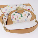 LOUIS VUITTON Monogram Multicolor Beverly MM Bag White M40203 LV Auth BA14326SV-6