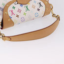 LOUIS VUITTON Monogram Multicolor Beverly MM Bag White M40203 LV Auth BA14326SV-7