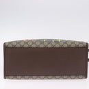 GUCCI GG Supreme Donald duck Hand Bag PVC 2way Beige Gold 648134 Auth BA14327M-6