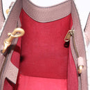 GUCCI GG Supreme Donald duck Hand Bag PVC 2way Beige Gold 648134 Auth BA14327M-22