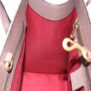 GUCCI GG Supreme Donald duck Hand Bag PVC 2way Beige Gold 648134 Auth BA14327M-23