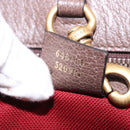 GUCCI GG Supreme Donald duck Hand Bag PVC 2way Beige Gold 648134 Auth BA14327M-11