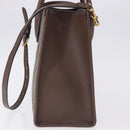 GUCCI GG Supreme Donald duck Hand Bag PVC 2way Beige Gold 648134 Auth BA14327M-4