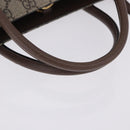 GUCCI GG Supreme Donald duck Hand Bag PVC 2way Beige Gold 648134 Auth BA14327M-8