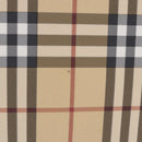 BURBERRY Nova Check Hand Bag PVC Beige Auth BA14329A-3