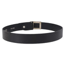 FENDI Belt Leather 35.4"" Black Auth BA14330-2