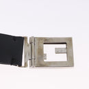 FENDI Belt Leather 35.4"" Black Auth BA14330-8